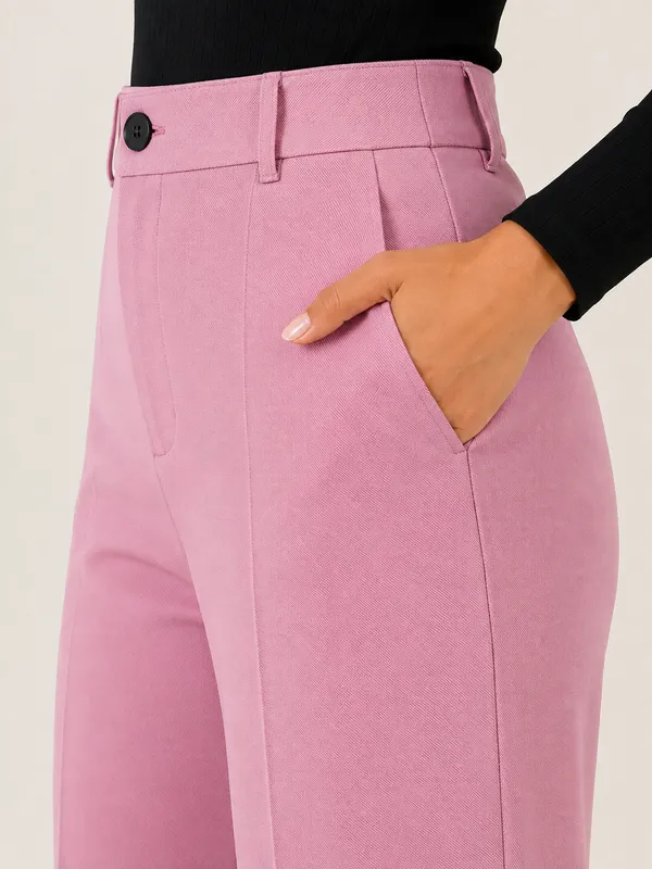 Pink_Polyester_Premium_Trouser_&_Pant_For_Women