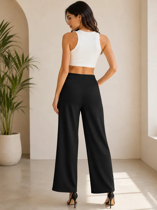 Black_Polyester_Premium_Palazzo_Pants/Trouser_For_Women