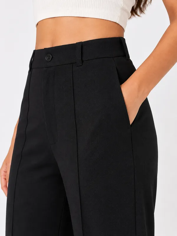 Black_Polyester_Premium_Trouser_&_Pant_For_Women