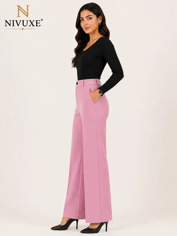 Pink_Polyester_Premium_Trouser_&_Pant_For_Women