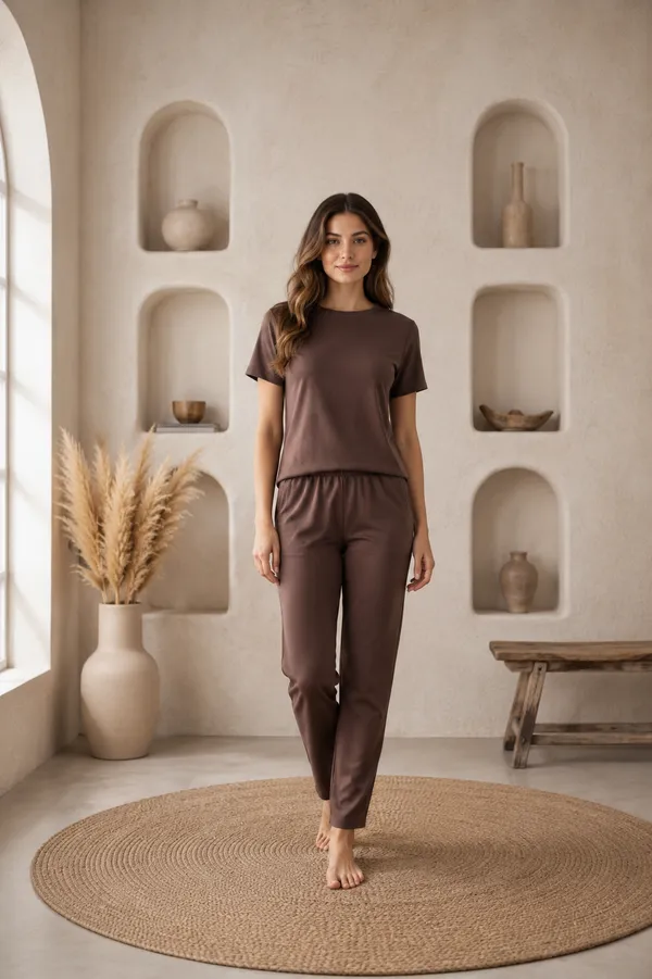 Brown_Polyester_Premium_Co-Ord_Set_For_Women