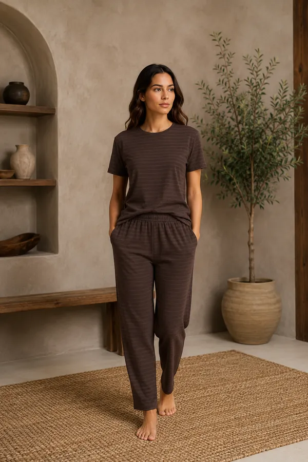 Brown_Polyester_Premium_Co-Ord_Set_For_Women