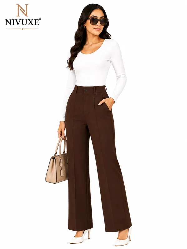 Brown_Polyester_Premium_Trouser_&_Pant_For_Women