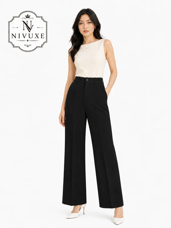 Black_Polyester_Premium_Trouser_&_Pant_For_Women
