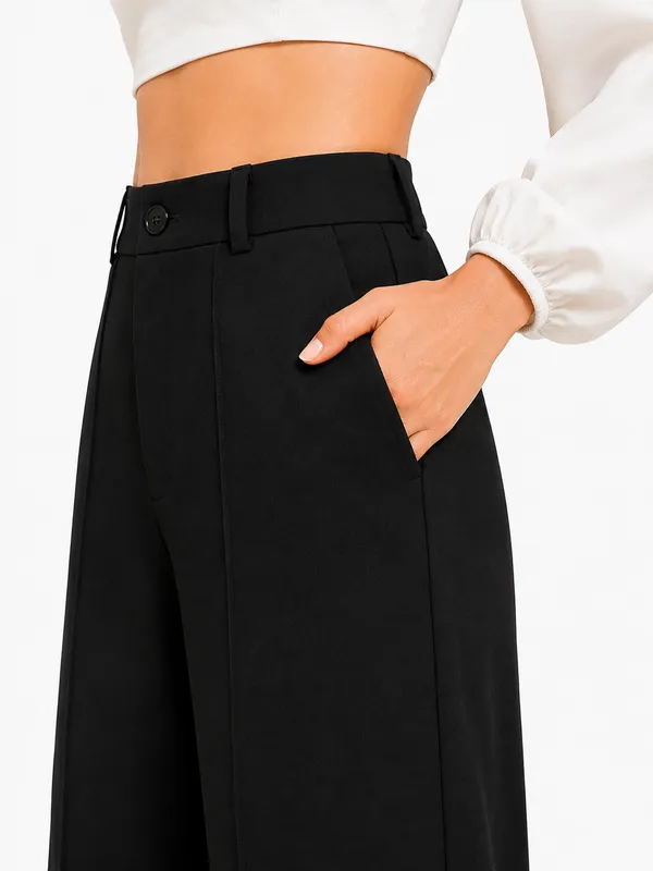Black_Polyester_Premium_Trouser_&_Pant_For_Women