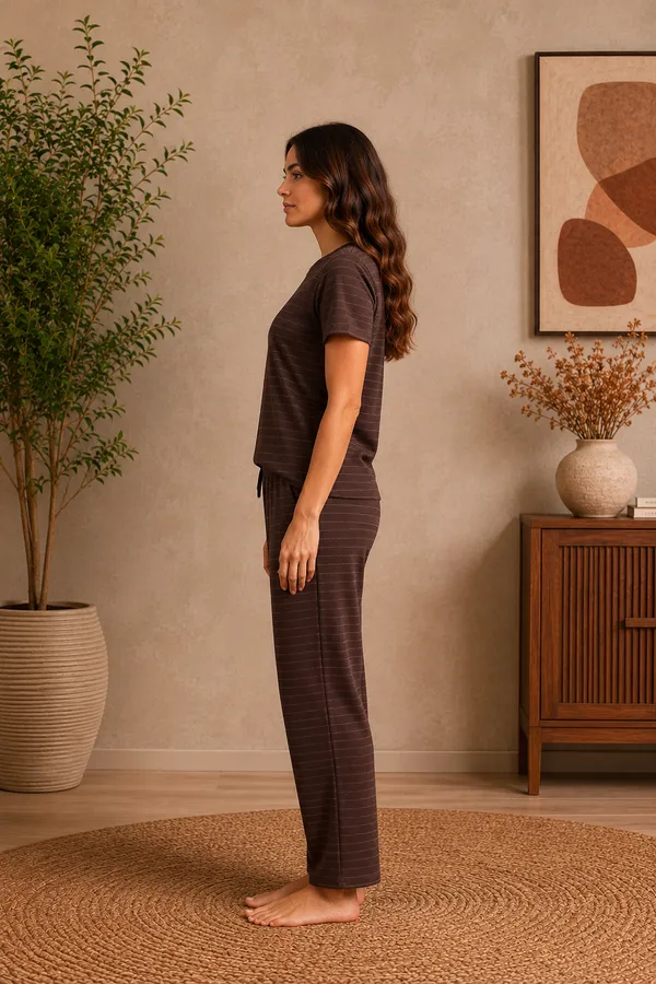 Brown_Polyester_Premium_Co-Ord_Set_For_Women
