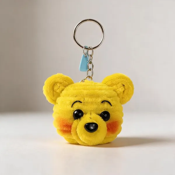 Multicolour_Sheep_Wool_Thread_Plush_Keychain_For_Kids_&_Plush_Toy_Lovers