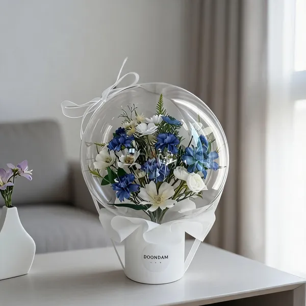 Multicolour_Sheep_Wool_Thread_Floral_Arrangement_For_Home_&_Table_Decor
