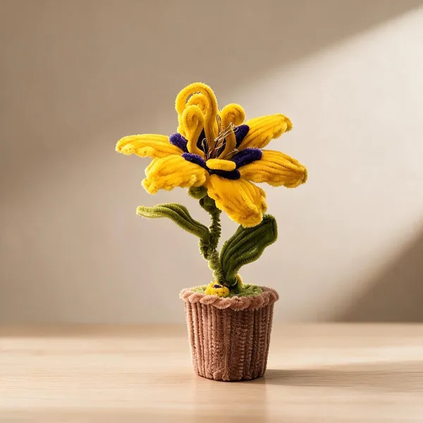 Multicolour_Sheep_Wool_Thread_Artificial_Plant_For_Home_&_Room_Decor