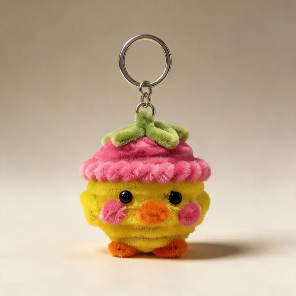 Multicolour_Sheep_Wool_Thread_Plush_Keychain_For_Kids_&_Plush_Toy_Lovers
