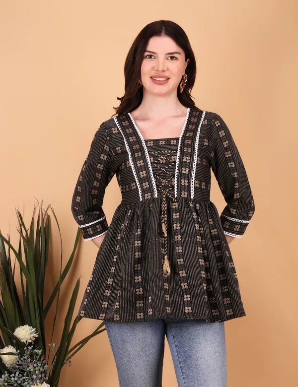 Black_Cotton_Top_For_Women