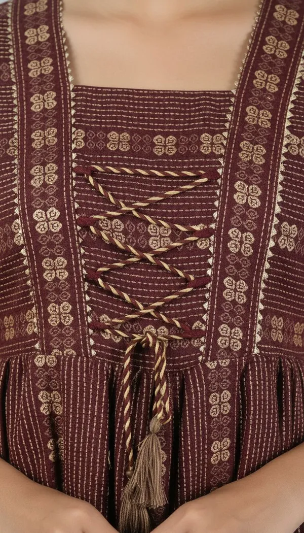 Maroon_Cotton_Square_Neck_Printed_Flared_Top_For_Women