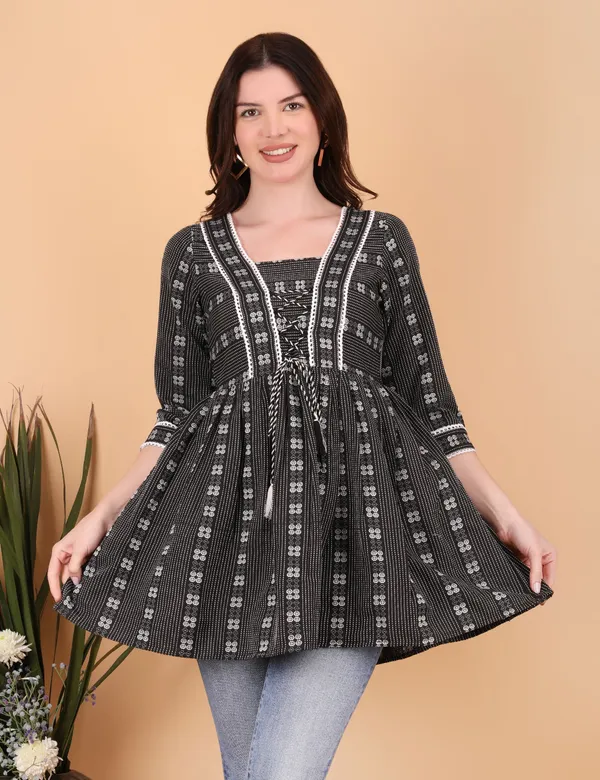 Black_Cotton_Top_For_Women