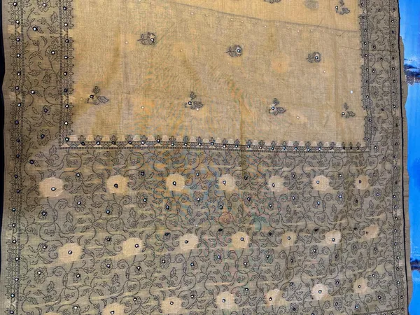 Beige_Embroidered_Saree_for_Women