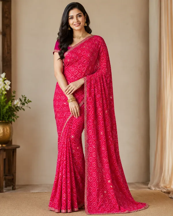 Pink_Georgette_Paisley_Printed_Embellished_Saree_For_Women
