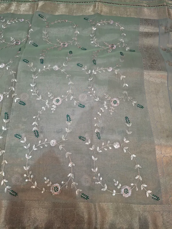 Mint_Green_Sheer_Embroidered_Saree_for_Women