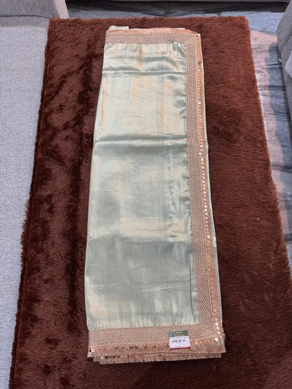 Sage_Green_Woven_Border_Saree_for_Women