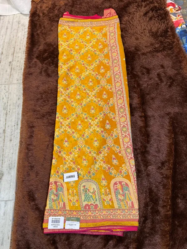 Mustard_Printed_Saree_for_Women