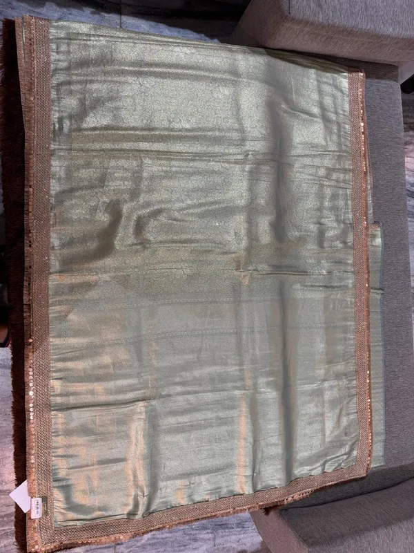 Sage_Green_Woven_Border_Saree_for_Women