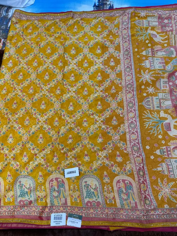 Mustard_Printed_Saree_for_Women