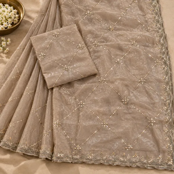 Beige_Fendy_Net_Embroidered_Lattice_Saree_For_Women