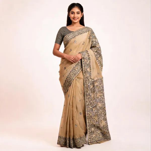 Beige_Soft_Cotton_Floral_Embroidered_Saree_For_Women