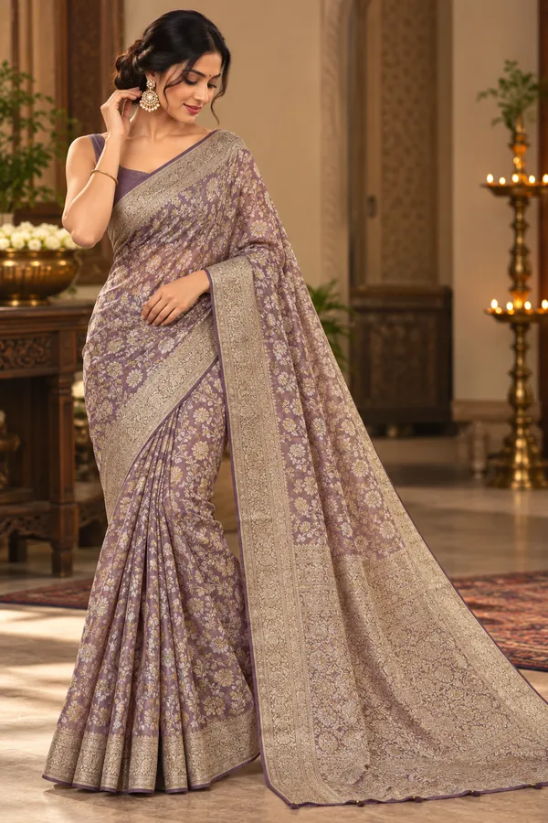 Lavender_Silk_Floral_Zari_Saree_for_Women
