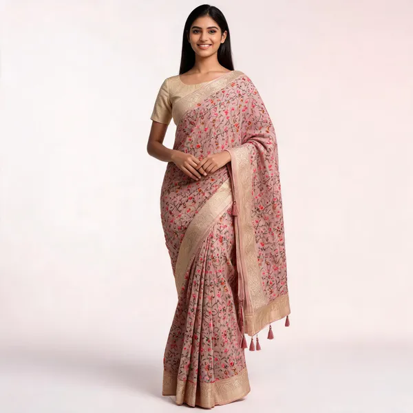 Beige_Cotton_Silk_Floral_Saree_For_Women