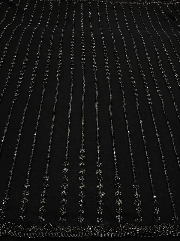 Black_Net_Sequin_Embellished_Saree_For_Women