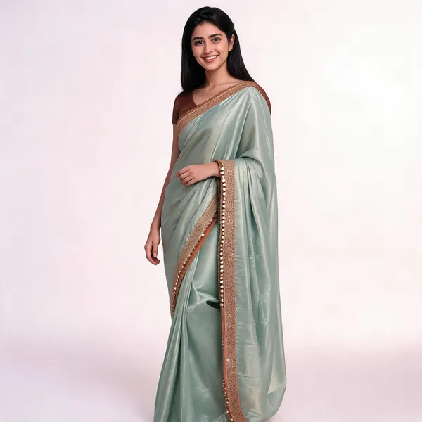 Sage_Green_Soft_Silk_Woven_Border_Saree_For_Women