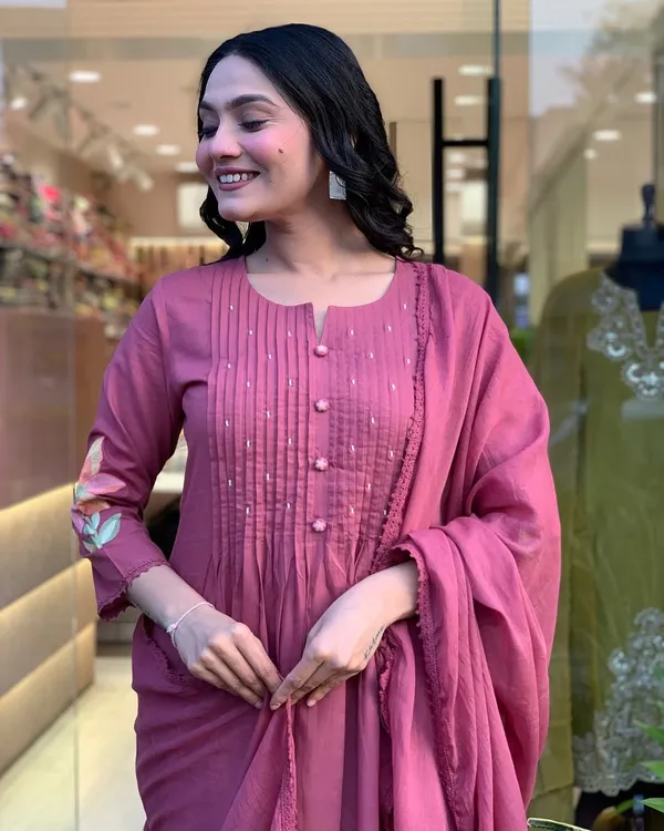 Mauve_Cotton_Straight_Embroidered_Kurta_Pant_Dupatta_Set_For_Women