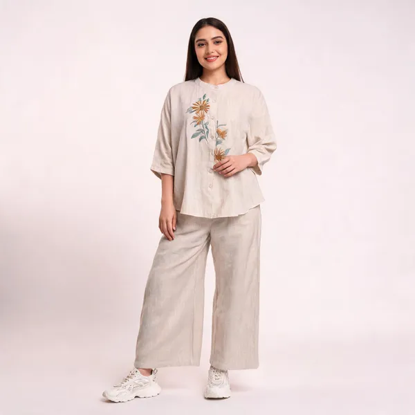Off_White_Cotton_Relaxed_Fit_Floral_Embroidered_Co-Ord_Set_For_Women