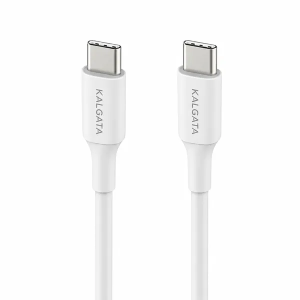White_Type_C_To_Type_C_Coiled_Charging_Cable