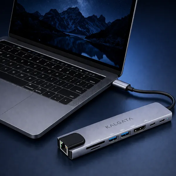 Kalgata_Grey_Aluminium_8-In-1_Usb-C_Hub_With_4K_Hdmi