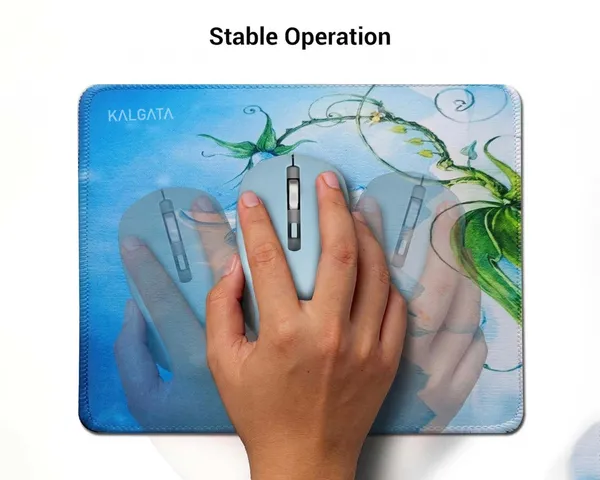 Blue_Floral_Print_Mouse_Pad