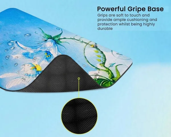 Blue_Floral_Print_Mouse_Pad