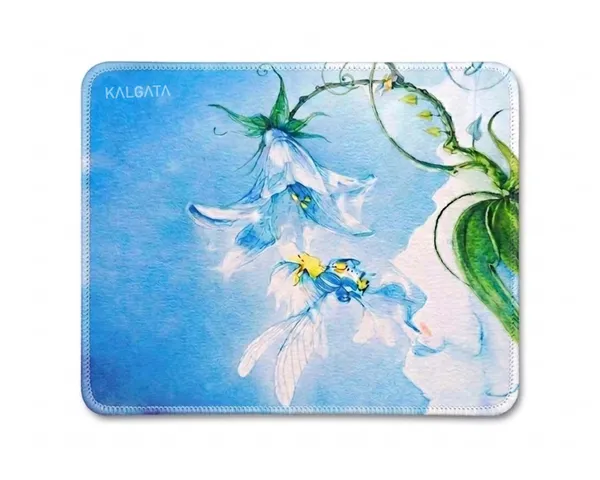 Blue_Floral_Print_Mouse_Pad