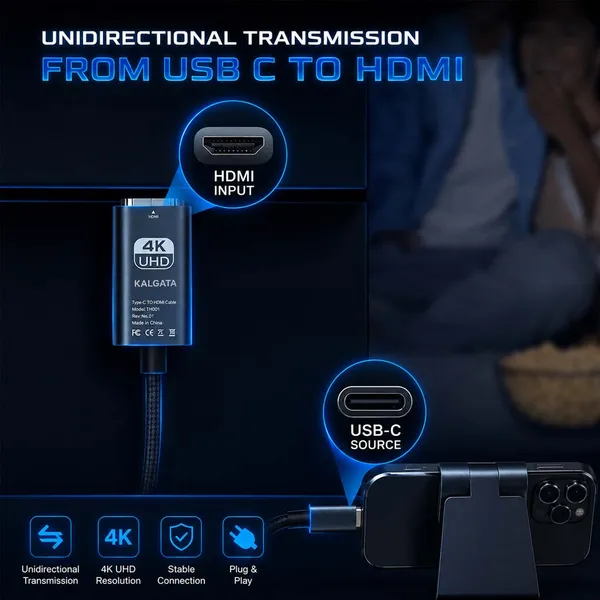 Kalgata_Black_4K_Usb-C_To_Hdmi_Cable