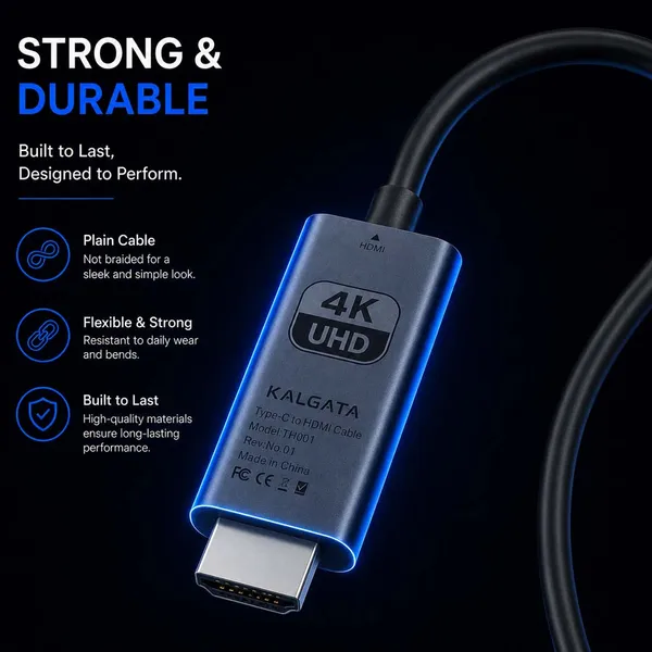Kalgata_Black_4K_Usb-C_To_Hdmi_Cable