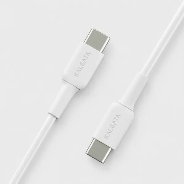 White_Type_C_To_Type_C_Coiled_Charging_Cable