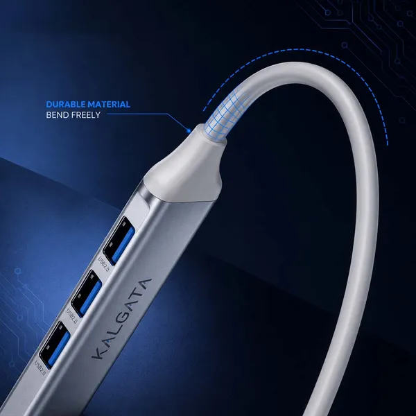 Aluminum_Alloy_USB_Hub_With_USB-A_Ports_And_USB-C_Connector