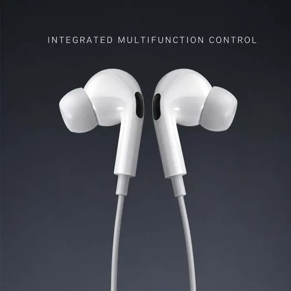 KALAGAT_White_Wired_In-Ear_Earphones_With_Microphone