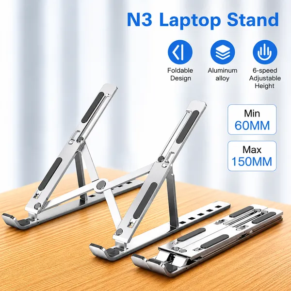 Kalgata_Silver_Aluminium_Adjustable_Folding_Laptop_Stand
