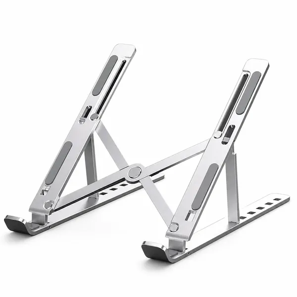 Kalgata_Silver_Aluminium_Adjustable_Folding_Laptop_Stand