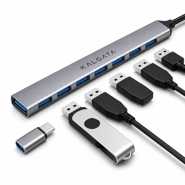 Kalgata_Aluminium_7-Port_Usb_Hub_For_Laptop_And_Desktop
