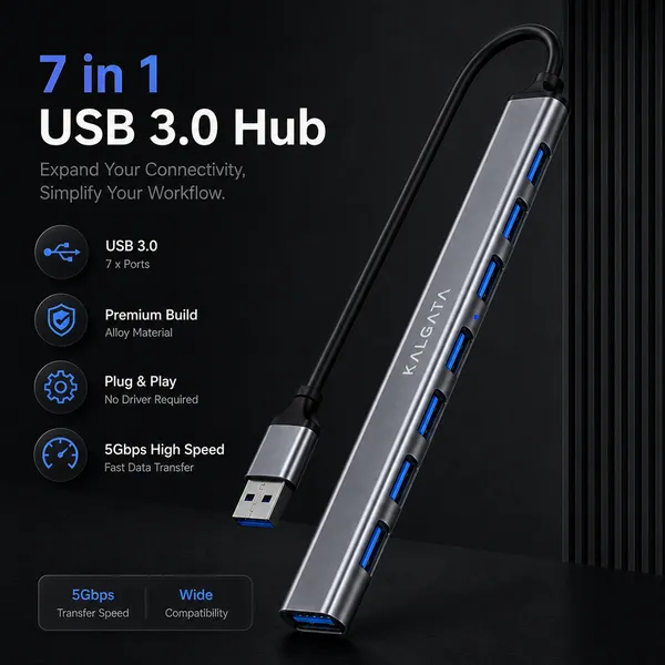 Kalgata_Aluminium_7-Port_Usb_Hub_For_Laptop_And_Desktop