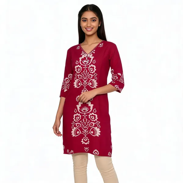 Pink_Cotton_Printed_Kurta_Set_For_Women