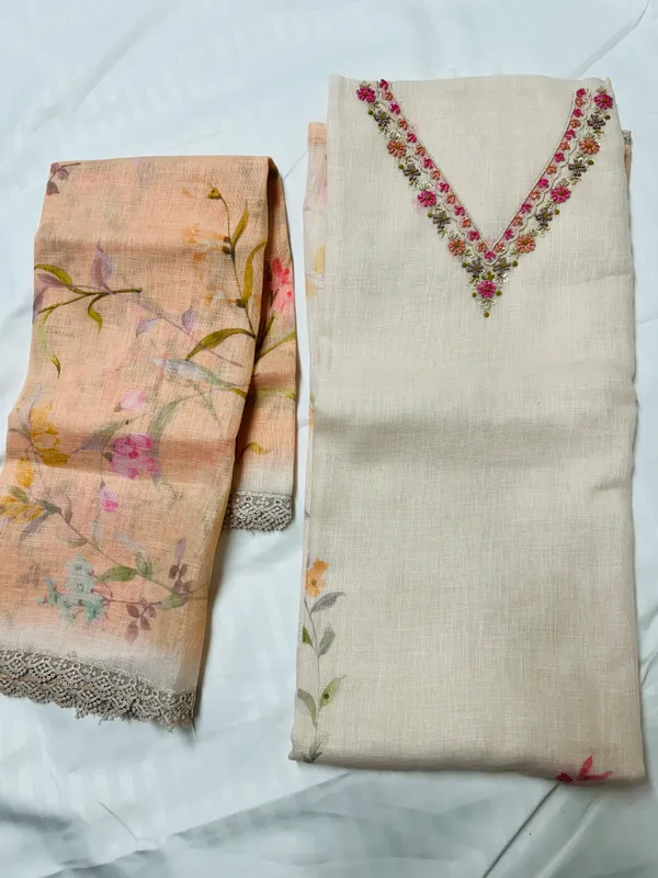 Off_White_Khadi_Cotton_Straight_Embroidered_Kurta_Set_For_Women