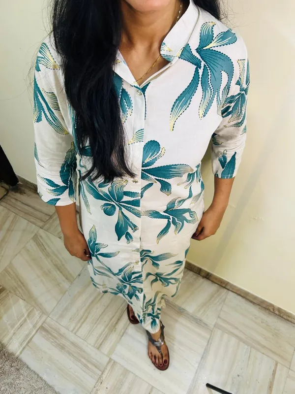White_Cotton_Shirt_Style_Straight_Kurta_For_Women