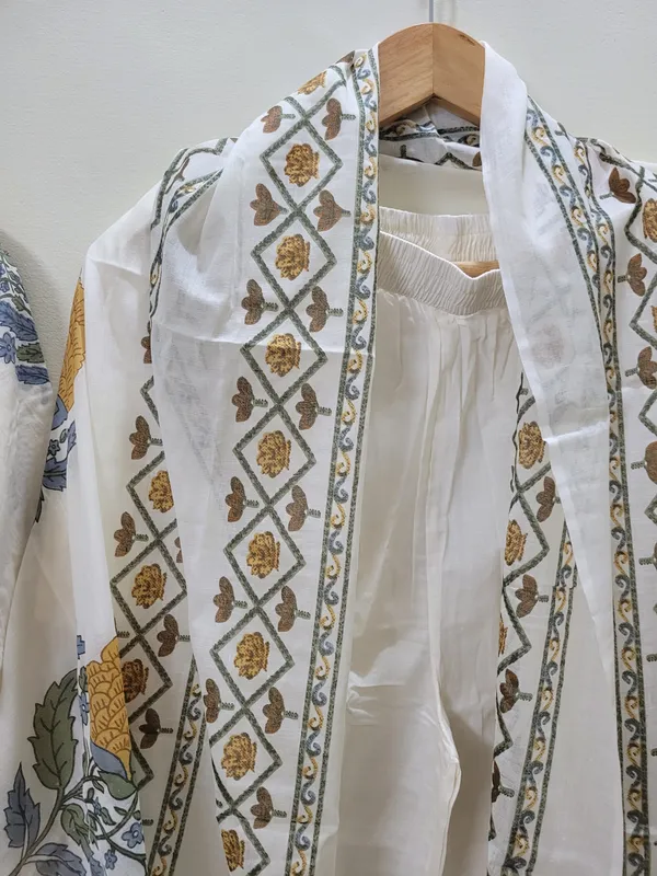 White_Pure_Cotton_Printed_Straight_Kurta_Set_For_Women